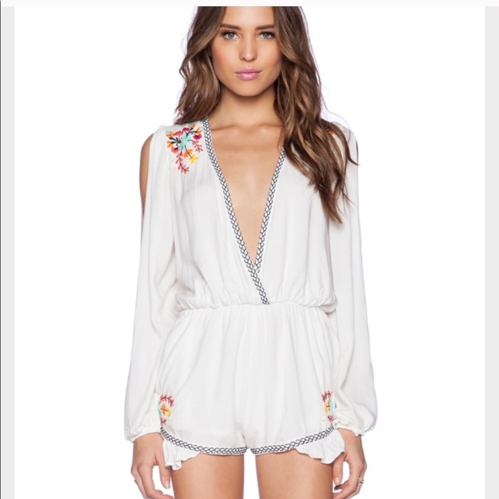 NWT lovers + friends romper size large